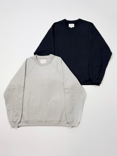 STILL BY HAND フレンチテリーラグランスリーブクルーネック