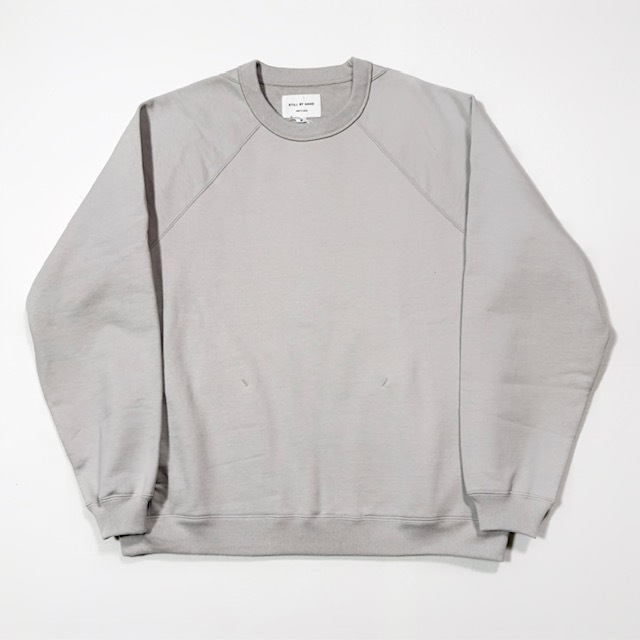 STILL BY HAND フレンチテリーラグランスリーブクルーネック