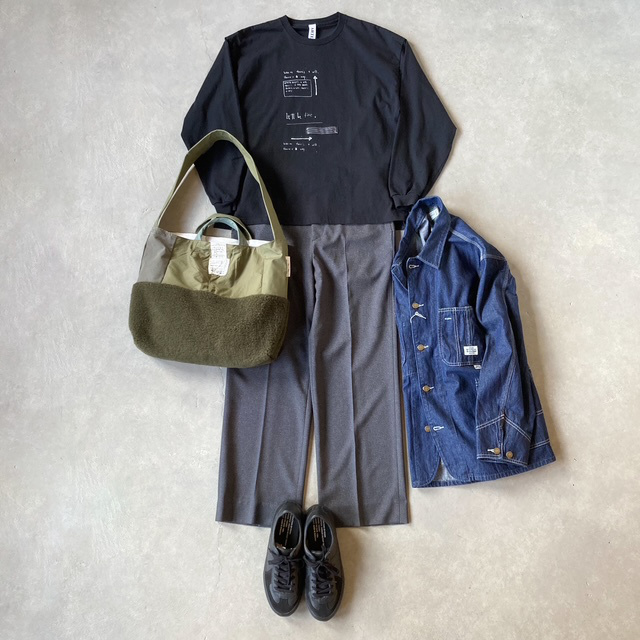 ARTEPOVERA NATSUME × KOTETSU コラボ GILDAN Re-Message LS/Tee