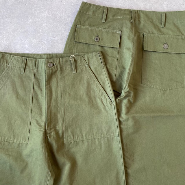 HTS (HARROW TOWN STORES) COTTON LINEN KERSEY BAKER PANTS