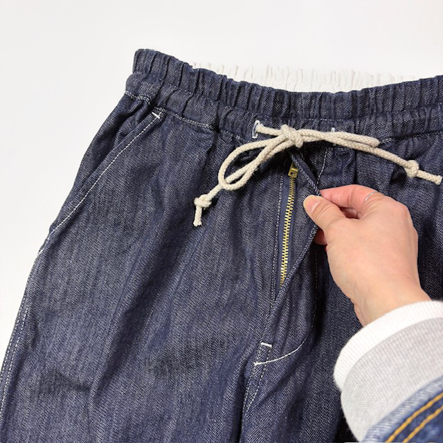 H.UNIT DENIM WORK EASY PANTS (ONE WASH)