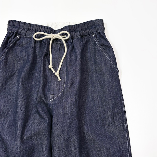 H.UNIT DENIM WORK EASY PANTS (ONE WASH)