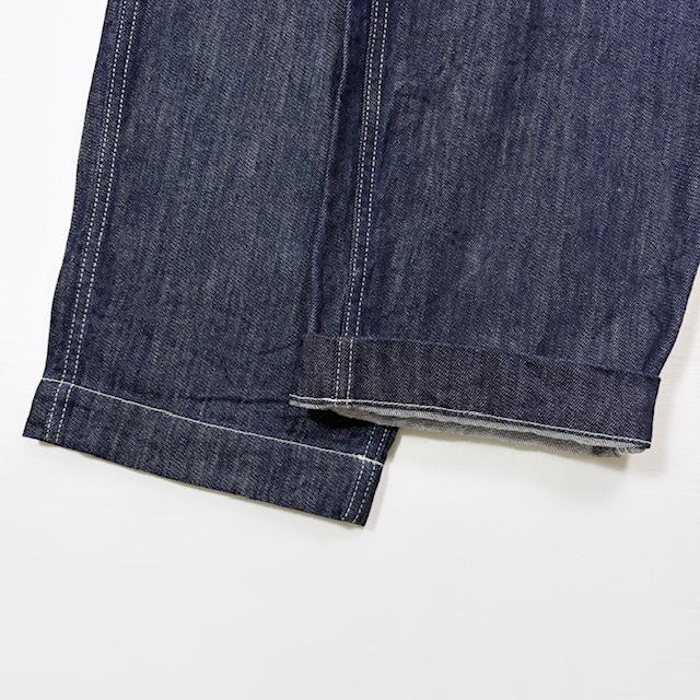 H.UNIT DENIM WORK EASY PANTS (ONE WASH)