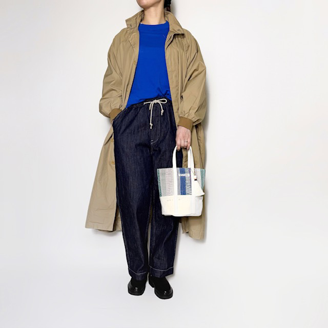 H.UNIT DENIM WORK EASY PANTS (ONE WASH)