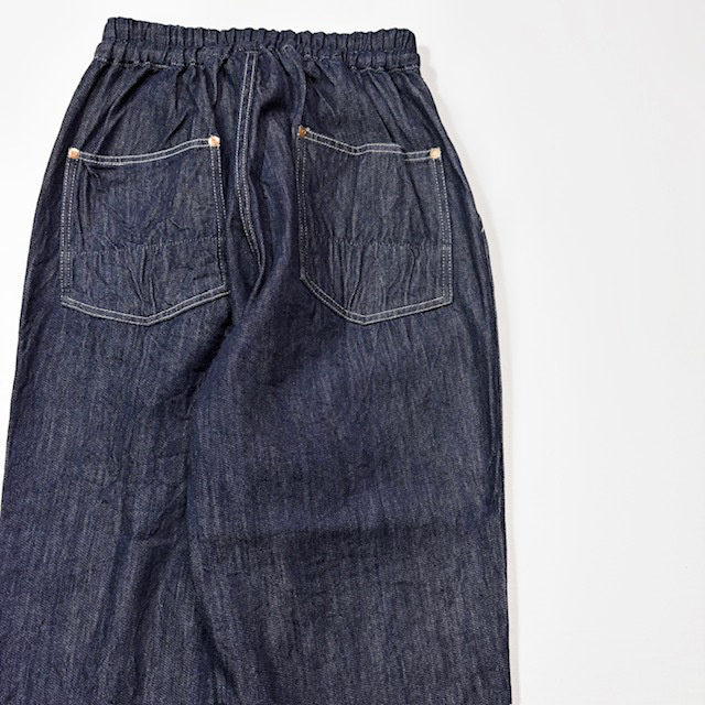 H.UNIT DENIM WORK EASY PANTS (ONE WASH)