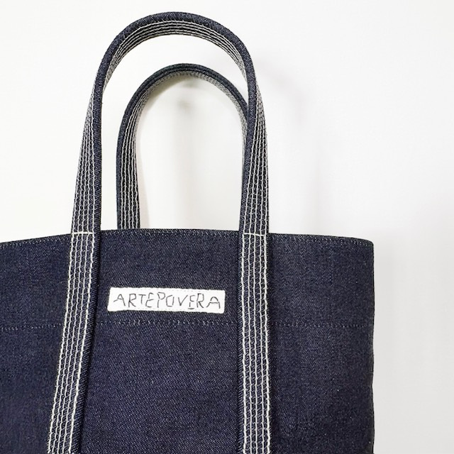 ARTE POVERA デニムNEW ラウンドバッグ (M)