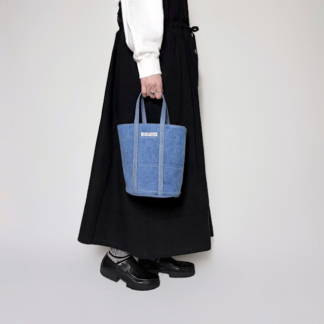 ARTE POVERA デニムNEW ラウンドバッグ (M)