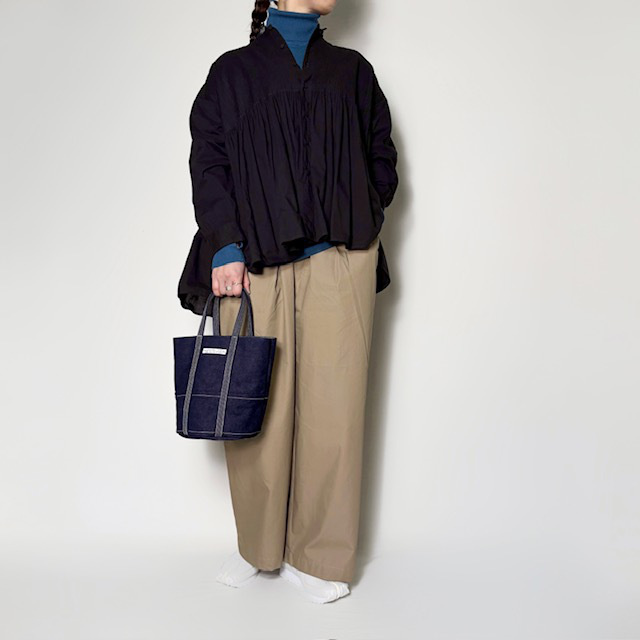 ARTE POVERA デニムNEW ラウンドバッグ (M)