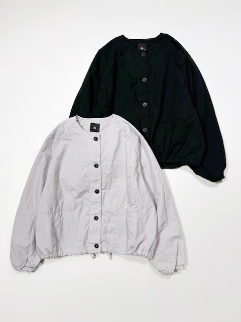 maison de soil  40s ORGNIC POPLIN OVERDYE  RAGLAN STRING JACKET