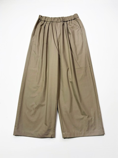 maison de soil  COTTON DYED WEATHER  2TUCK &nbsp;WIDE EASY PANTS