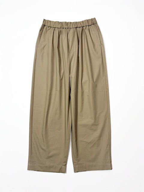 maison de soil COTTON DYED WEATHER 2TUCK TAPERED PANTS