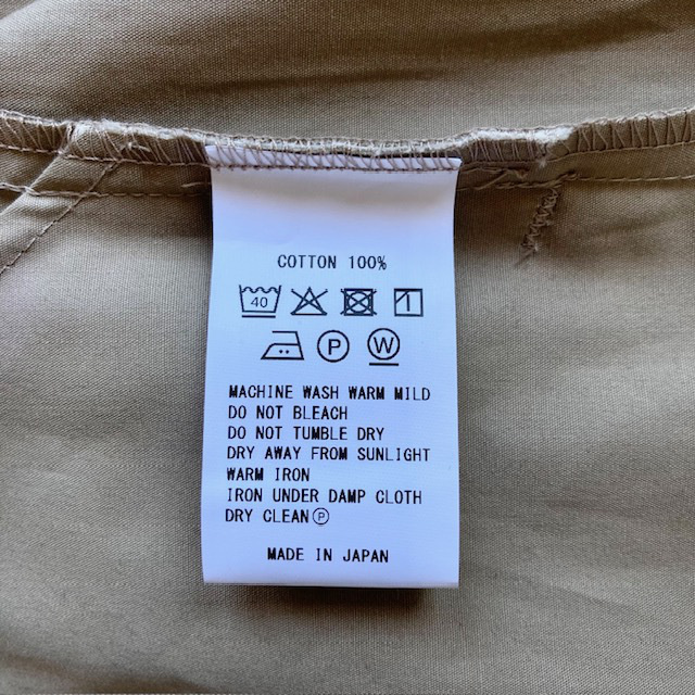 maison de soil COTTON DYED WEATHER 2TUCK WIDE EASY PANTS