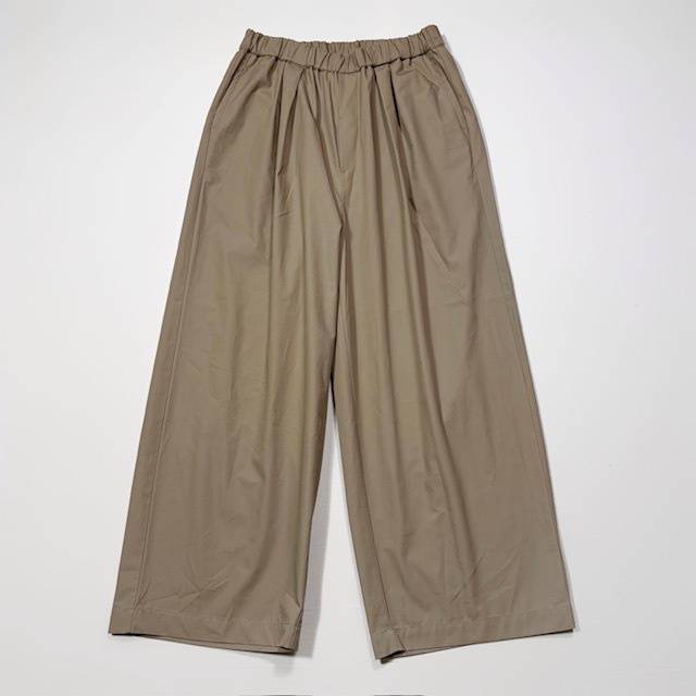 maison de soil COTTON DYED WEATHER 2TUCK WIDE EASY PANTS