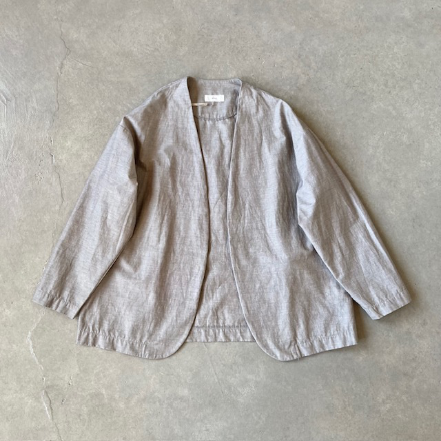 PRIT 綿麻ストレッチトッパージャケット