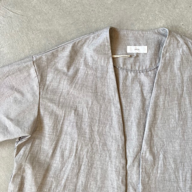 PRIT 綿麻ストレッチトッパージャケット