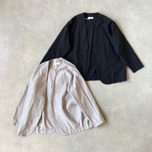 PRIT 綿麻ストレッチトッパージャケット