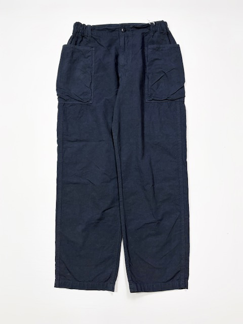 SAGE DE CRET コットンヘンプウェザーワイドワークパンツ