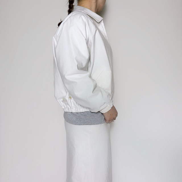 STILL BY HAND W.M ジップアップモールスキンブルゾン