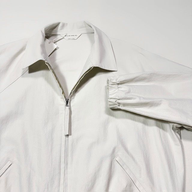 STILL BY HAND W.M ジップアップモールスキンブルゾン