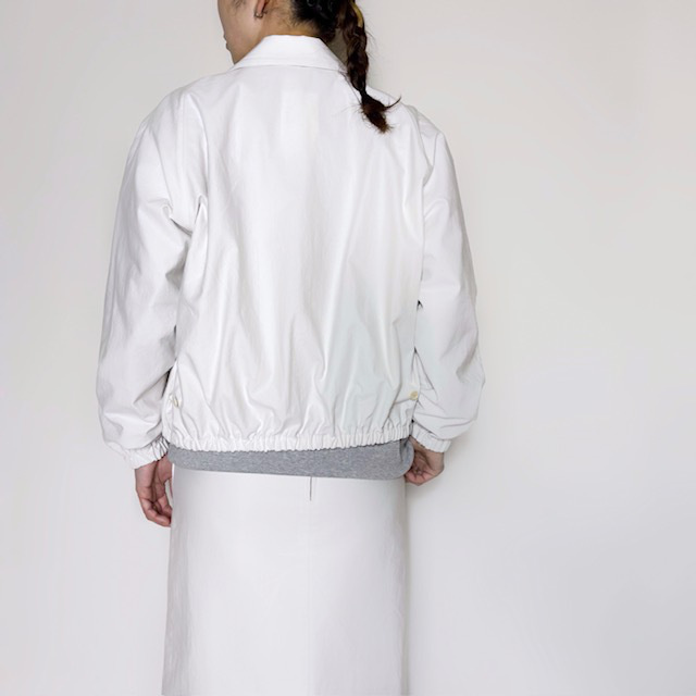 STILL BY HAND W.M ジップアップモールスキンブルゾン