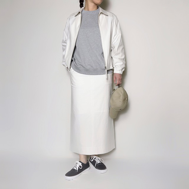 STILL BY HAND W.M ジップアップモールスキンブルゾン