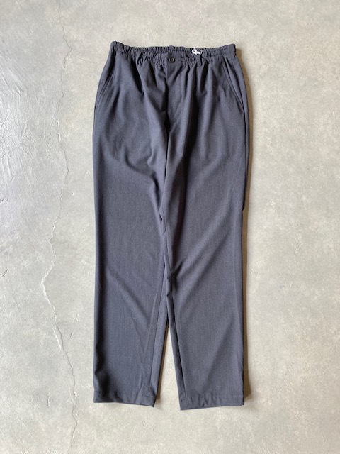 SAGE DE CRET  ポリエステルレーヨンツイルストレッチ  テーパードイージーパンツ