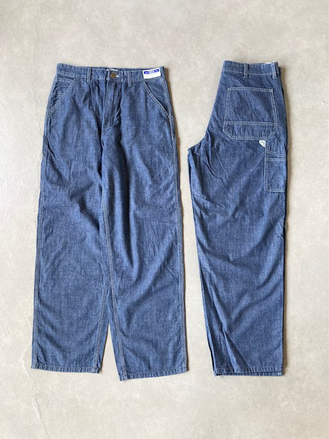 UNION HERCULES MADE インディゴダンガリーワークパンツ