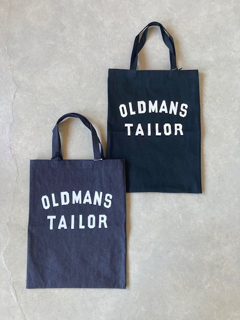 OLDMAN'S TAILOR OMT PRINT DENIM TOTE BAG