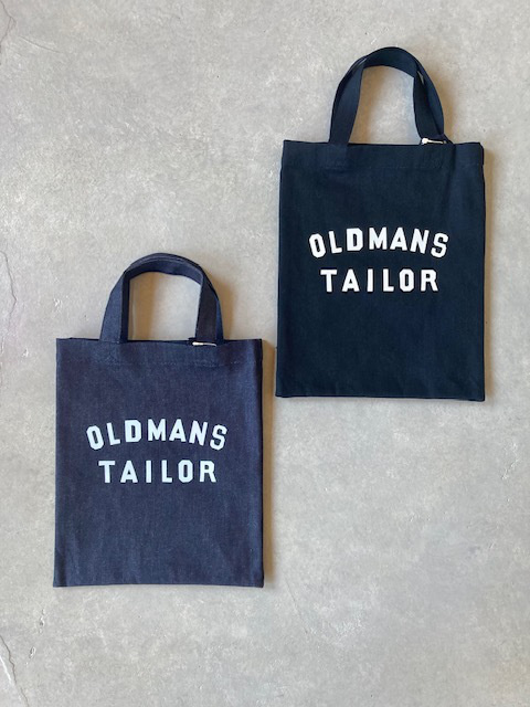OLDMAN'S TAILOR  OMT PRINT DENIM MINI TOTE BAG