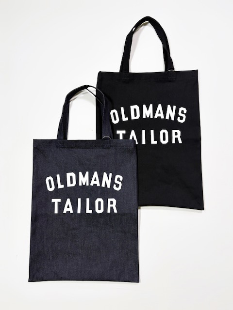 OLDMAN’S TAILOR  OMT PRINT DENIM TOTE BAG