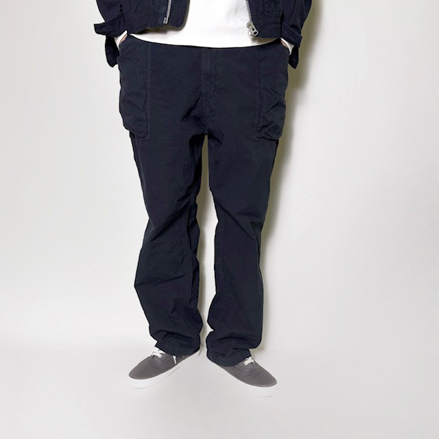 SAGE DE CRET コットンヘンプウェザー ワイドワークパンツ