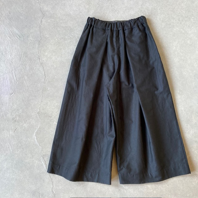 結-yui- COTTON/LINEN BACK SATIN  WIDE TUCK EASY BAGS