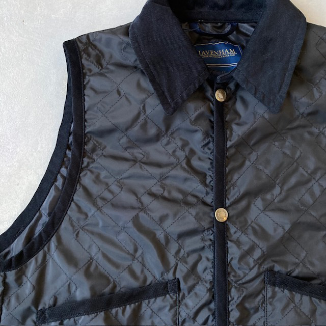 LAVENHAM UNWADDED CROPPED RAYDON GILET WOMENS