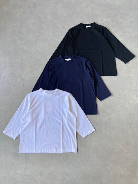 A PIECE OF LIBRARY エヴリーコットンガーデン7分袖Tee