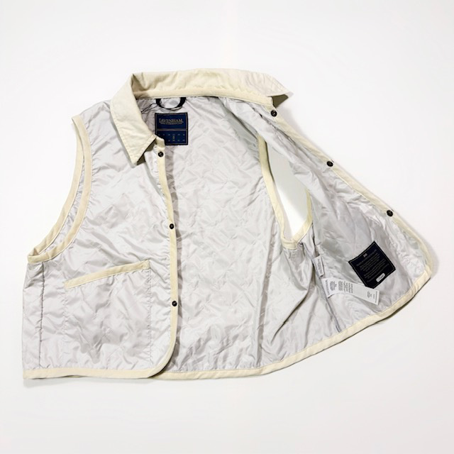 LAVENHAM UNWADDED CROPPED RAYDON GILET WOMENS