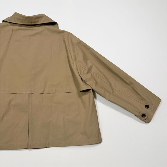 JOHNBULL ピーチツイルライト トレンチショートコート
